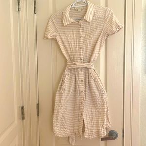 Kate Spade Collared Button Down Shirt Dress